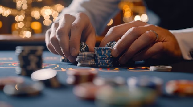 omg138 high-stake Capsa Banting table with professional setup